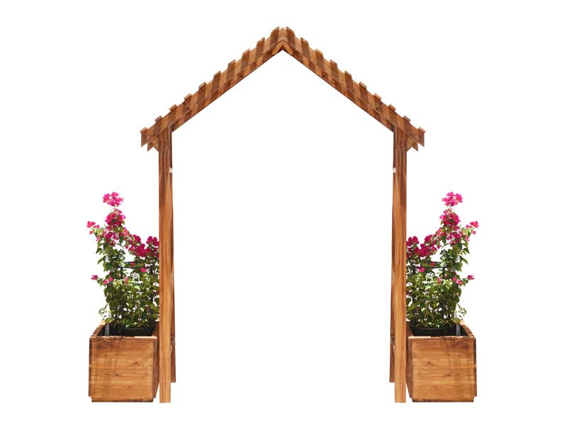 CRS Wooden Arch with Planter