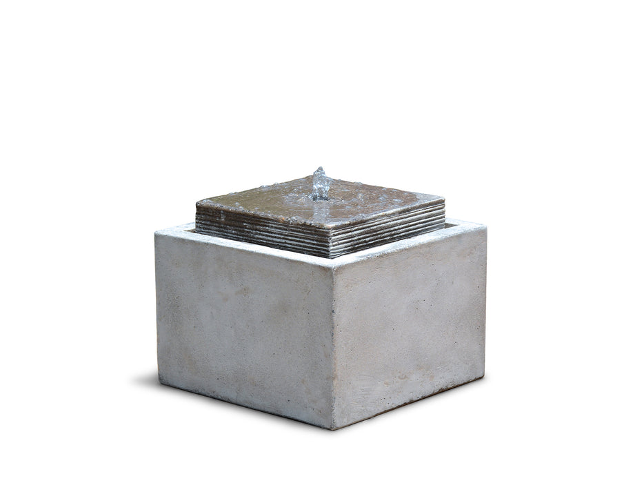 GD Low Cube Fountain Pot