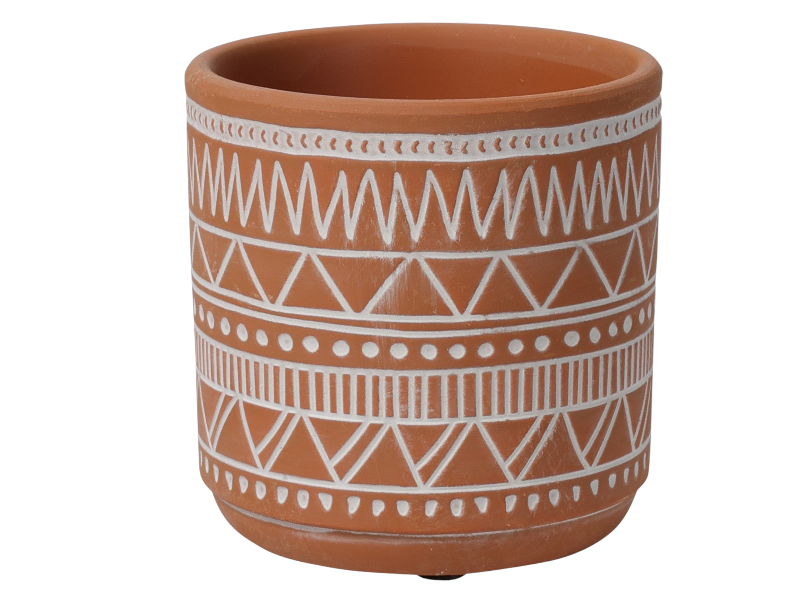 Pottery flower pot 9.2x9.5cm
