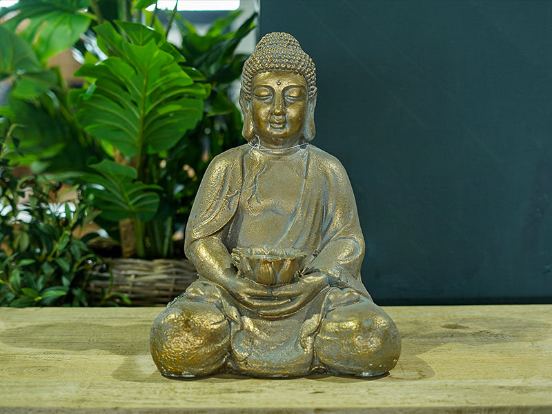 Buddha Sitting Ornament - Gold