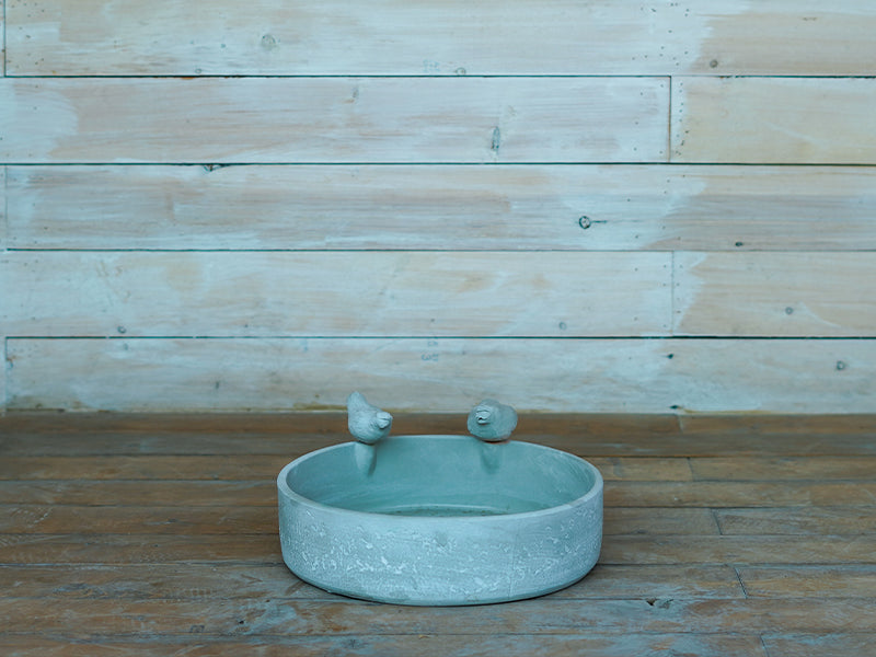 Bento Bird Bath Round - Grey