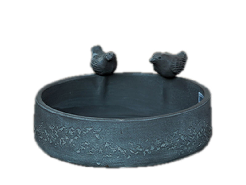 Bento Bird Bath Round - Taupe D34 x D8