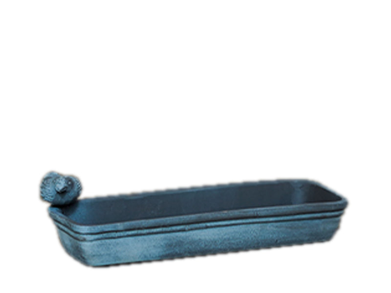 Bento Bird Bath Rectangle - Grey