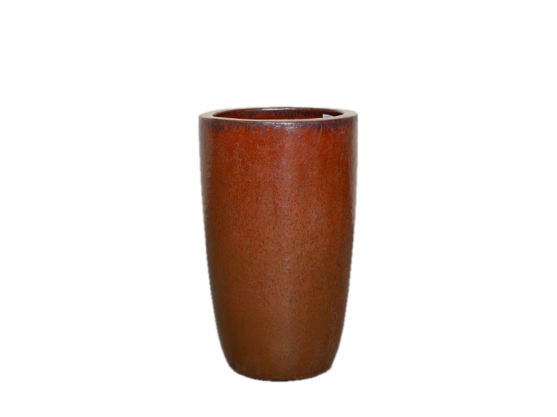 Crucible Planter Ceramic - Brown