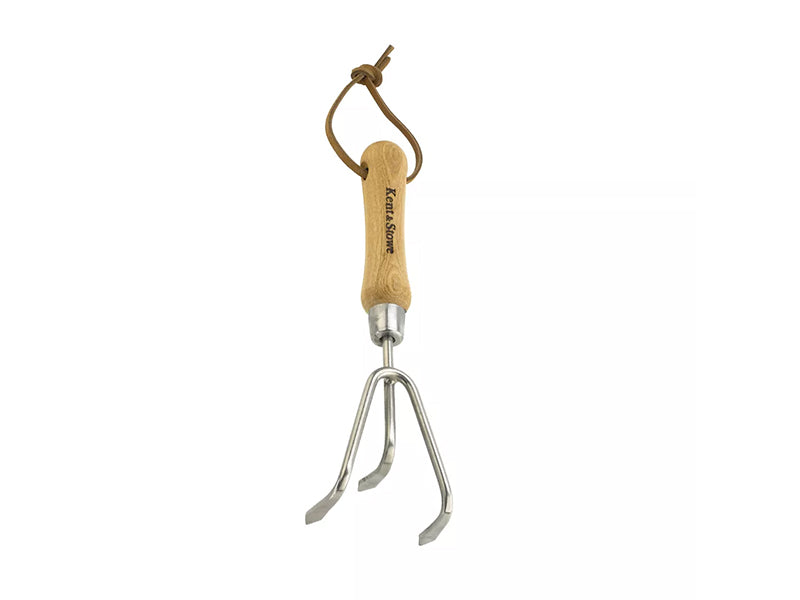 Stainless Steel Hand 3 Prong Cultivator