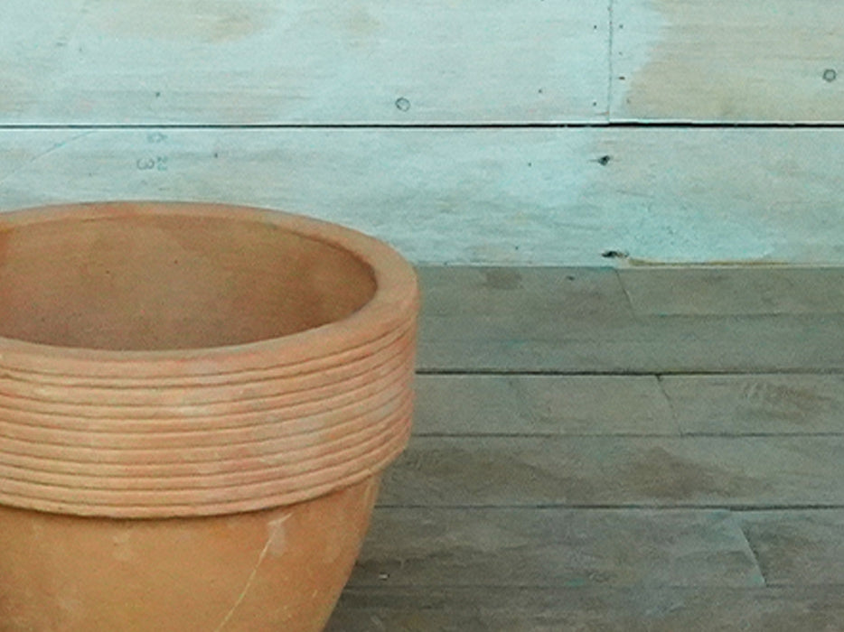 Terra Line Pot - Terracotta