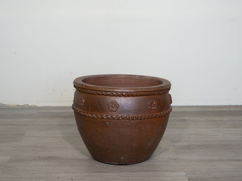 Clay Big Jar pot - Dark Clay