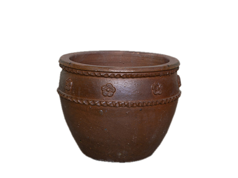 Clay Big Jar pot - Dark Clay