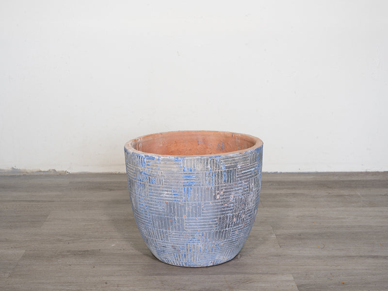 Woven Pot - Washed White