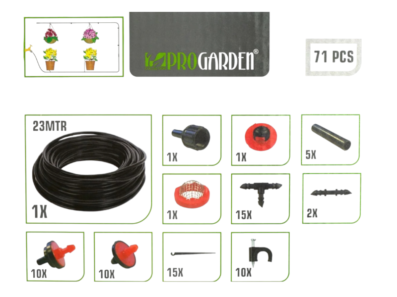 Set of irrigation system 71pcs