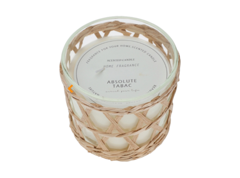 Scented candle in glass asst