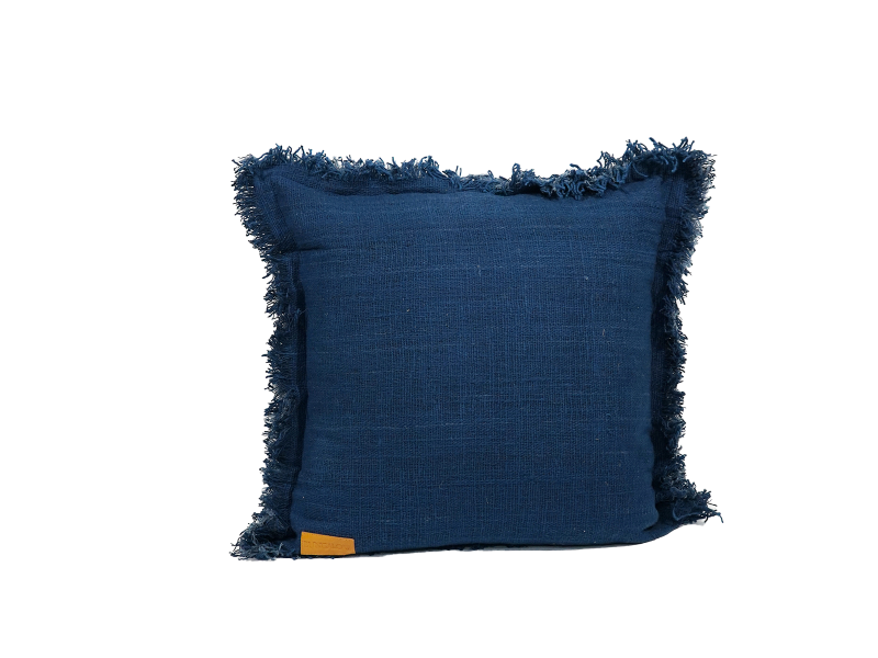 Navy Amara Plain Cushion