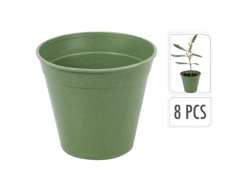 Nursery pot 8pcs bamboo fiber