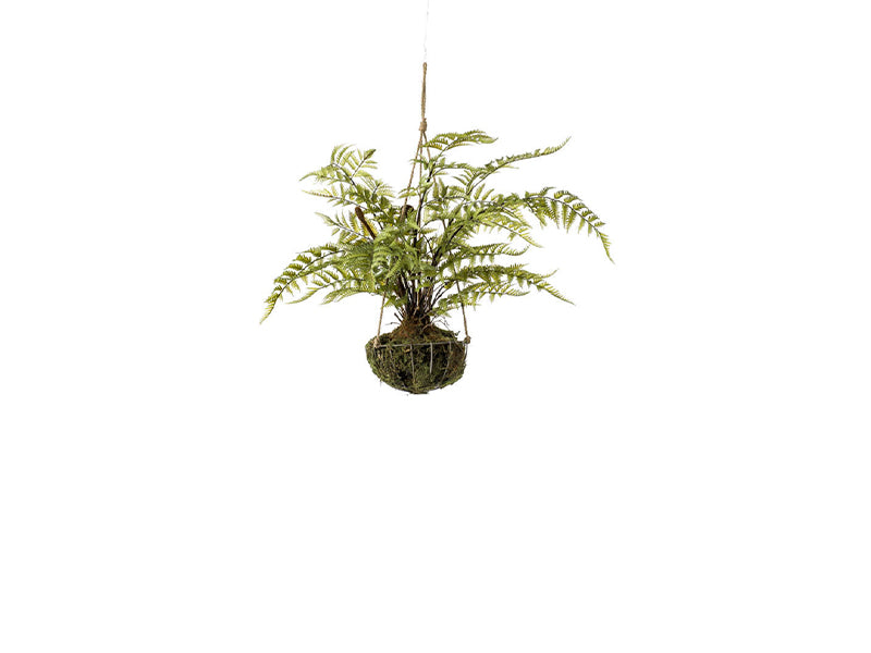 Artificial Fern Forest on Iron Stand