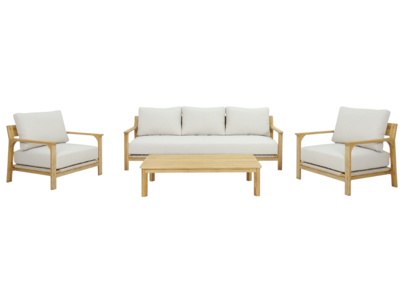Sicily triple lounge set w/cushion