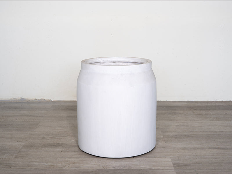 LT Hui Fiber Pot - White