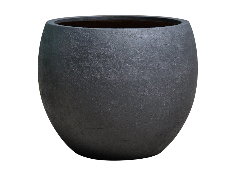 Ant. Black bowl pot