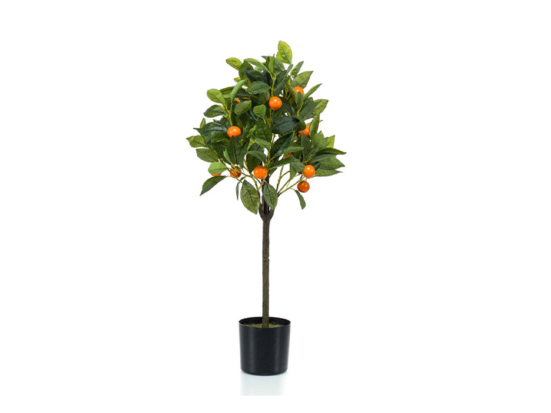 Artificial Orange Tree in Plastic Pot — The Garden Concept