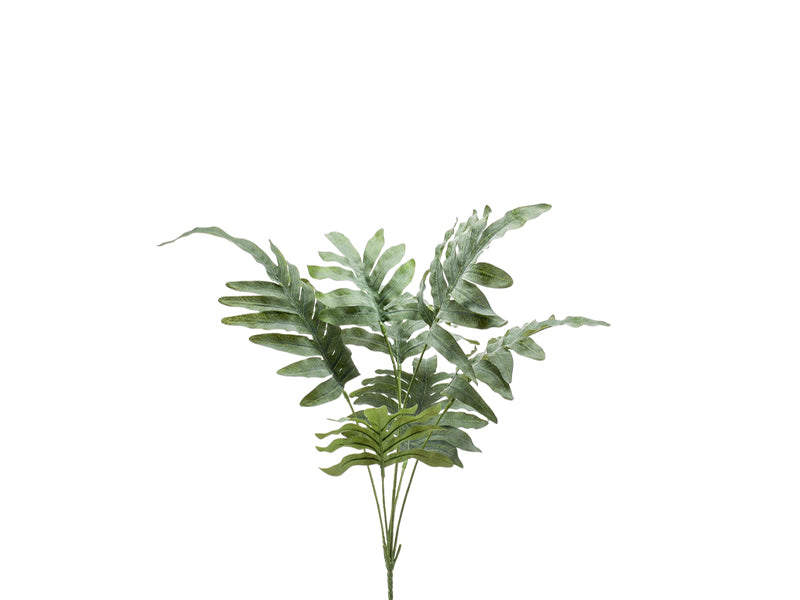 Artificial Phlebodium Bush - Grey/Green