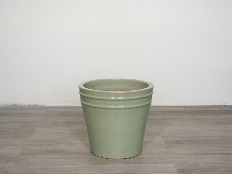Plain Ceramic Pot - Mint Green