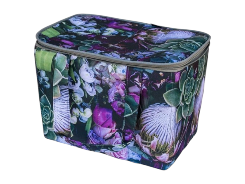 Cooler Bag Large Flower Crochet