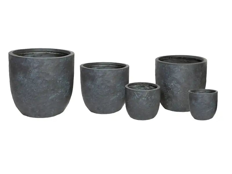 Arizona Egg Pot Graphite L0 x W32 x H31 / Fiberclay