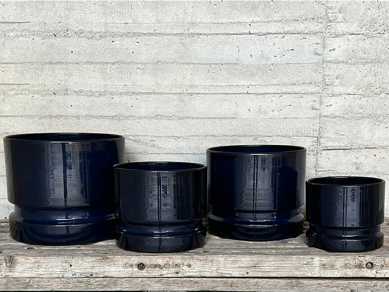 Woodlog Steel pot - Royal Blue
