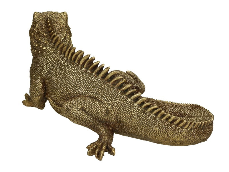 Lizard Ornament Polyresin - Gold