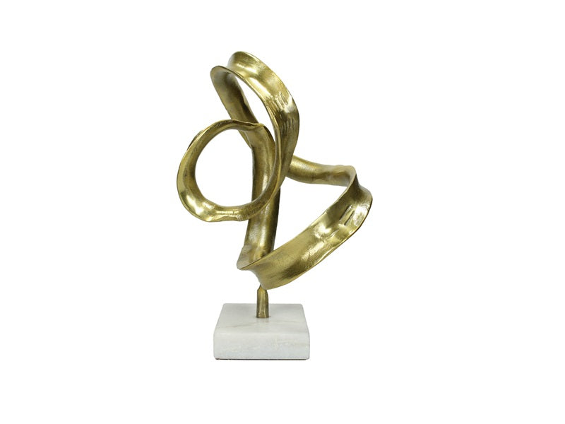 Knot Aluminium Ornament Gold