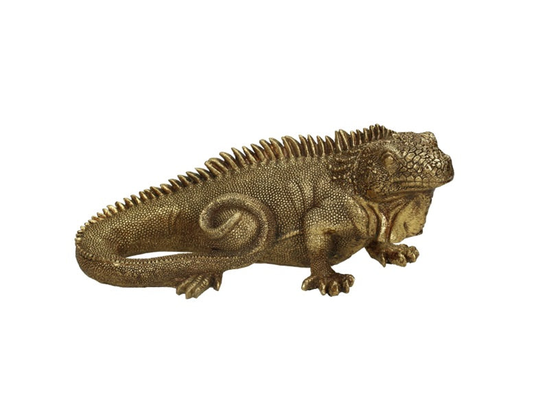 Lizard Ornament Polyresin - Gold