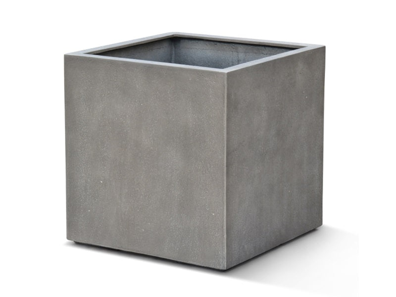 Cube Pot - Natural Concrete